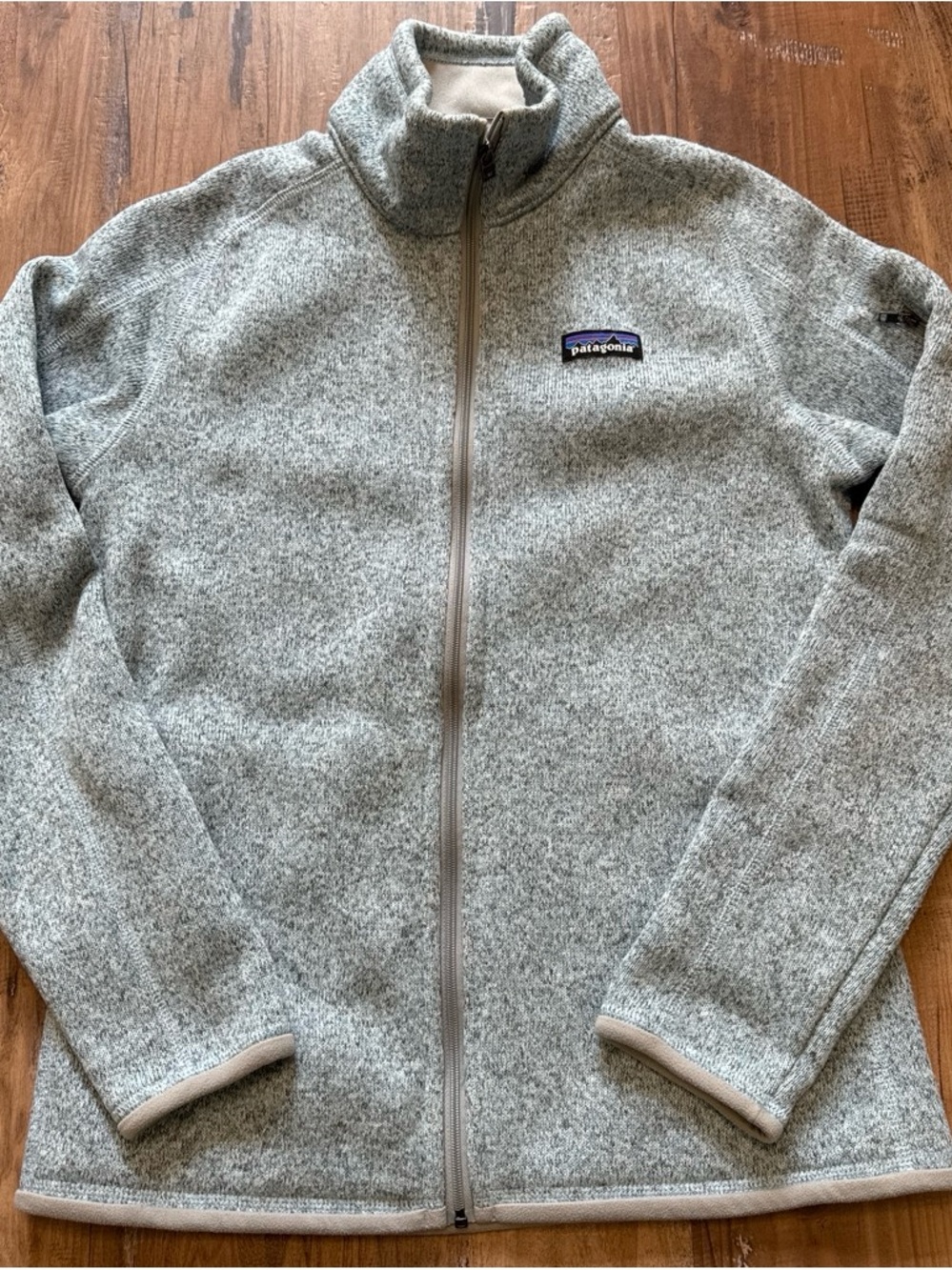 Patagonia Light Blue/Teal Full Zip Fleece Jacket